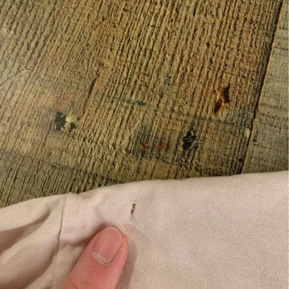 Blue 84 Key Largo pastel pink long sleeve graphic Tshirt men’s size L - Picture 4 of 9